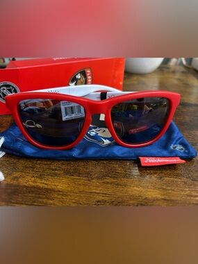Knockaround Men's Red Frame Polarized Sunglasses Florida Panthers NHL